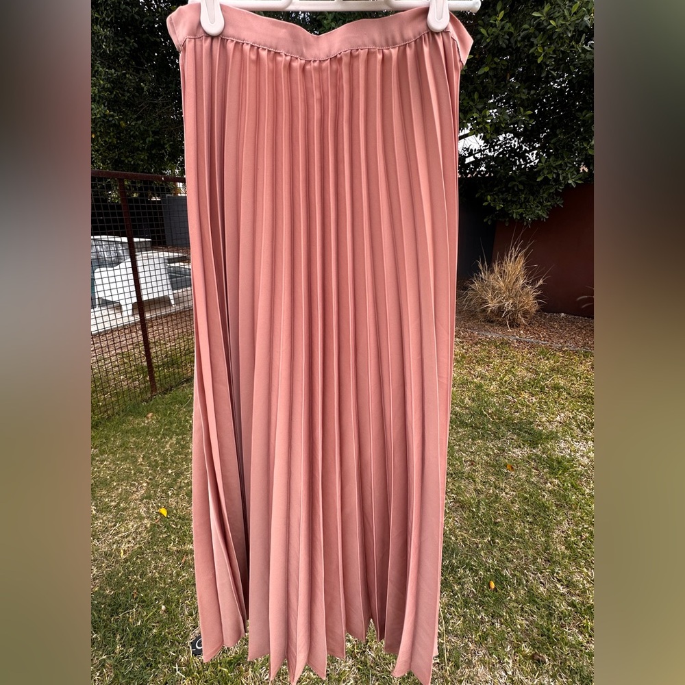 joie Pleated Maxi Skirt